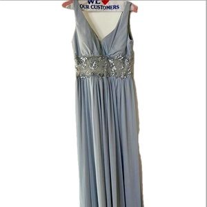 Pale blue prom dress. Worn once.